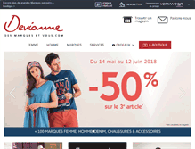 Tablet Screenshot of devianne.com